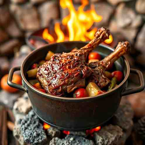 Croatian Lamb Peka - Open-Fire Roast